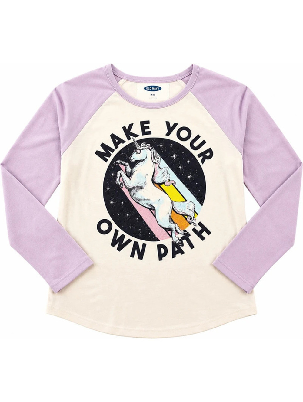 Old Navy Girls' Long Sleeve Unicorn Graphic T-Shirt